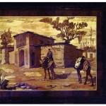 معرق چوب - ساربان