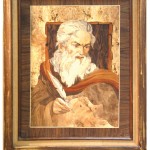 معرق چوب - پرتره استاد