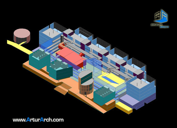 مدرسه معماری -گروه معماری برنارد چومی- مارنه لاوالی - فرانسه مدرسه معماری -گروه معماری برنارد چومی- مارنه لاوالی - فرانسه