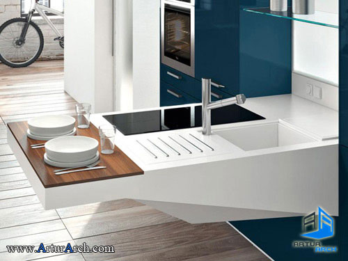 طراحی داخلی آشپزخانه مدرن طراحی داخلی آشپزخانه مدرن