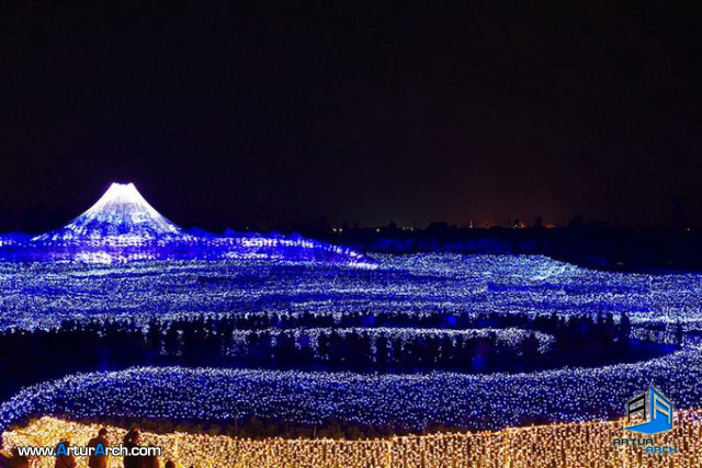 جشنواره چراغ - نورافشانی در زمستان