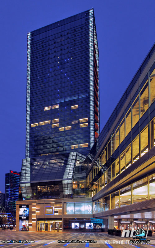 طراحی ساختمان زیبای Yanlord، جزو 10 ساختمان برتر معماری چین-yanlord-plaza-01