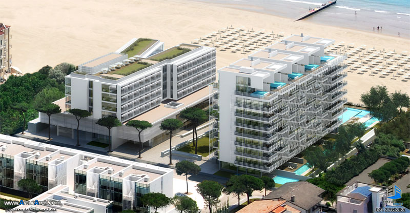 مجتمع مسکونی Jesolo میعادگاه زیبای ساحلی - خانه های ساحلی / ریچارد مایر و همکاران معماران-finalv2090903-fi