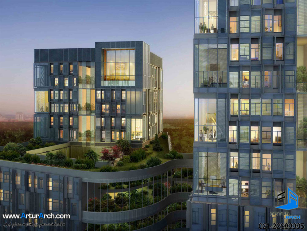 طراحی خاص مجتمع مسکونی سپاه چیتگر