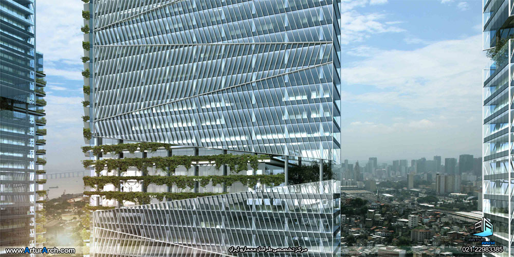 طراحی زیبا و پایدار برج ترامپ توسط Gasperini Arquitetos , Aflalo 