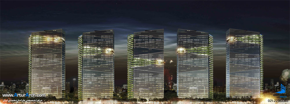 طراحی زیبا و پایدار برج ترامپ توسط Gasperini Arquitetos , Aflalo 