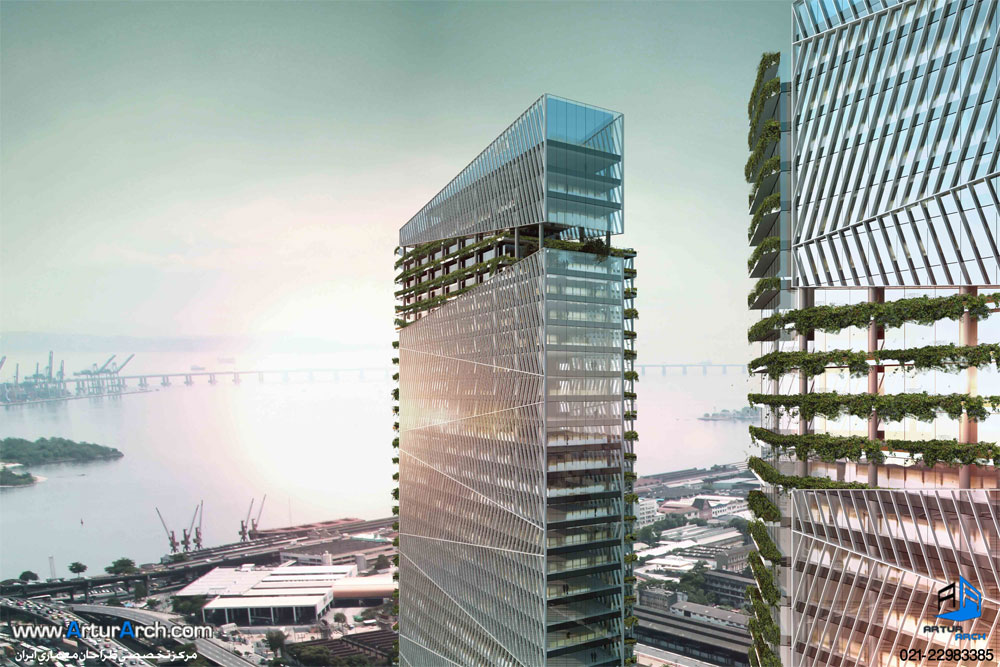 طراحی زیبا و پایدار برج ترامپ توسط Gasperini Arquitetos , Aflalo 