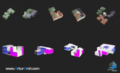 حجم- Housing Units50 مجتمع مسکونی 50 واحدی نسرین سراجی Nasrin Seraji )) حجم- Housing Units50 مجتمع مسکونی 50 واحدی نسرین سراجی Nasrin Seraji ))