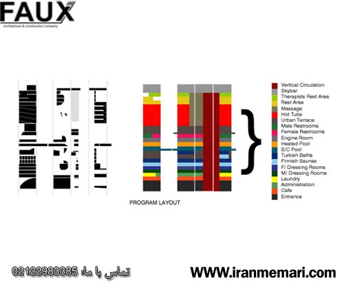 Tower of hot water Tower of hot water