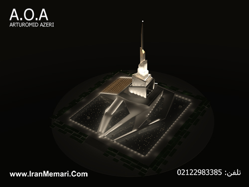 طراحی المان یادمان شهدای اهواز طراحی المان یادمان شهدای اهواز