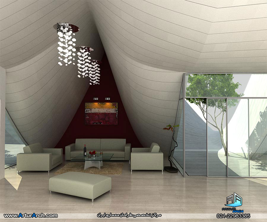 مسابقه طراحی ویلای دروس