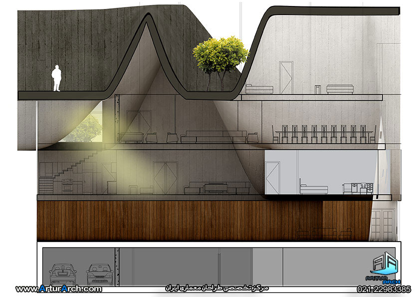 مسابقه طراحی ویلای دروس