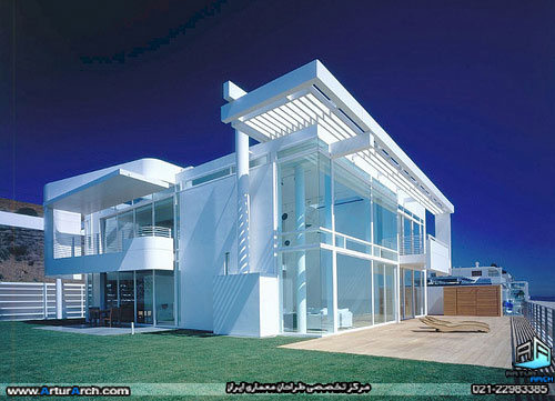 طراحی ویلا، معماری ویلای خاص و منحصربفرد از ریچارد میر