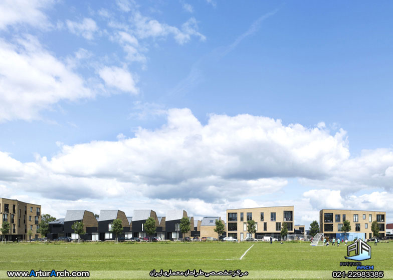 طراحی شهرک زیبای درقسمت شرقی شهر لندن 