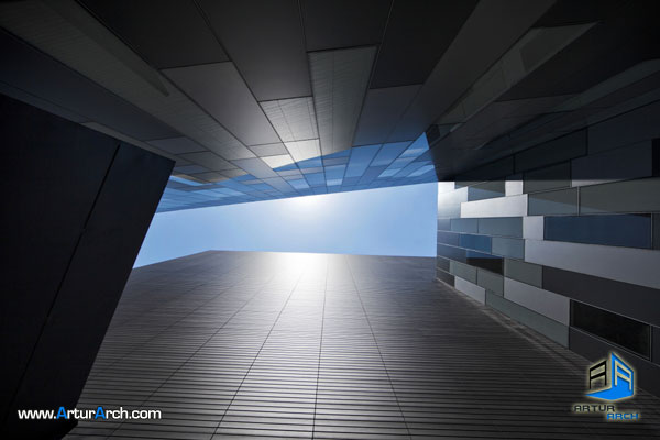 طراحی معماری بسیار زیبا پردیس سینمایی _tv