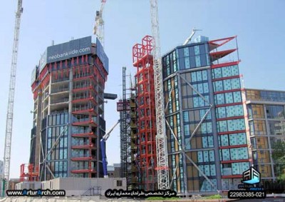 مجتمع های مسکونی  با سازه نمایان