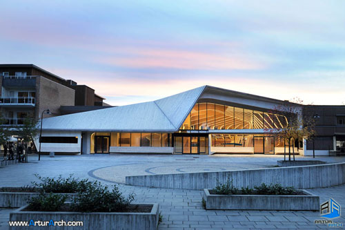 کتابخانه و خانه هنر و فرهنگ Vennesla کتابخانه و خانه هنر و فرهنگ Vennesla