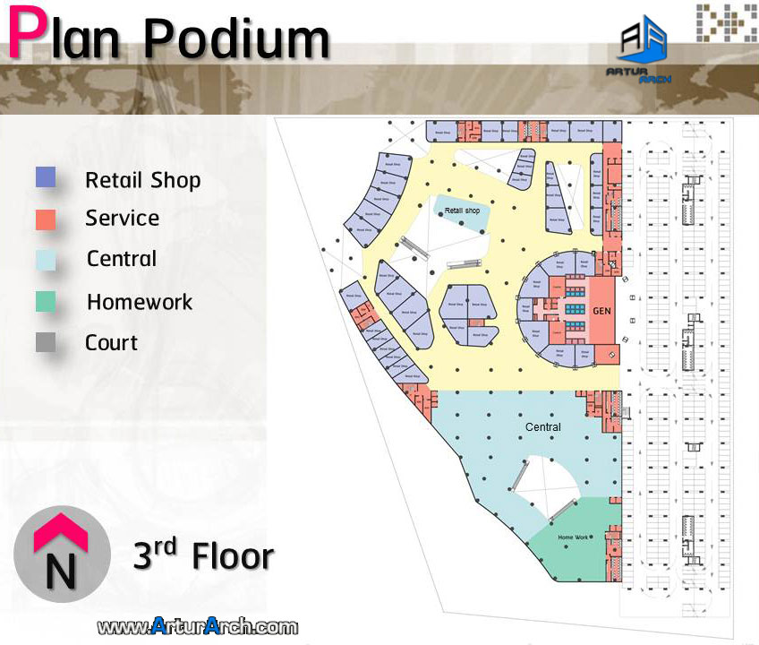 پلان مجتمع شهری در بانکوک-tarazarch-plan