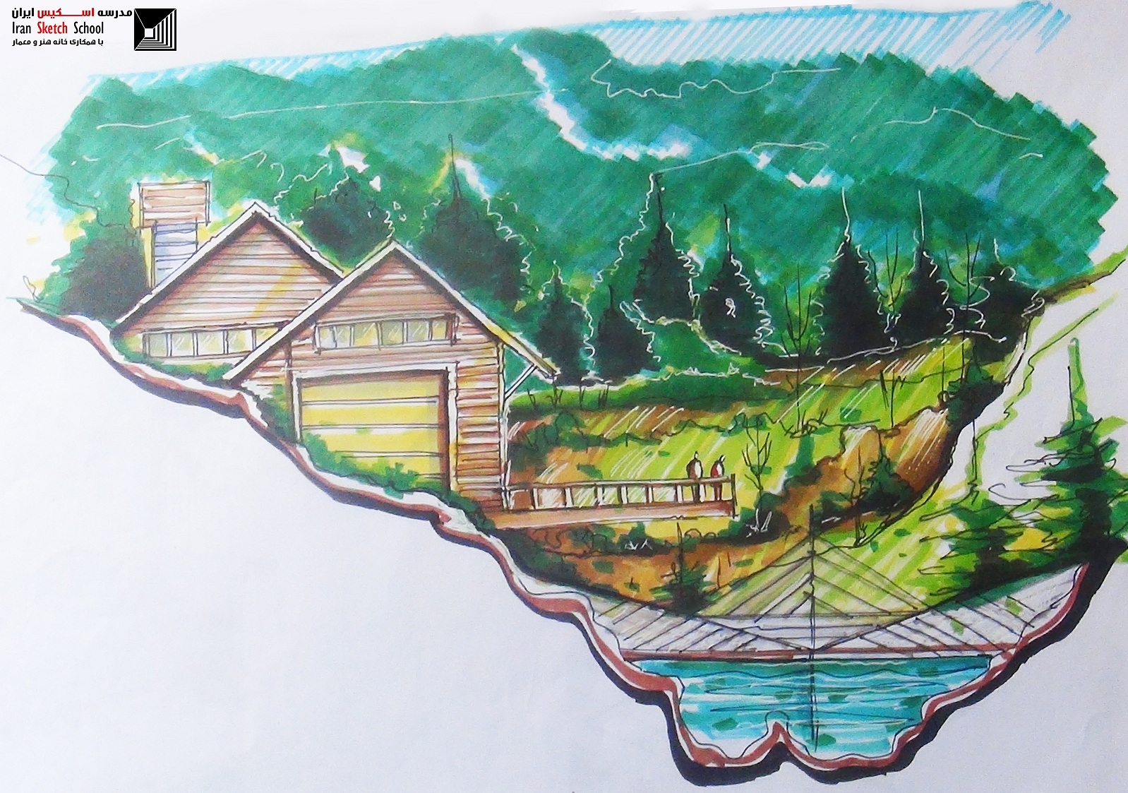 راندوی نامنظم, آموزش راندو نیلوفر نیک جو-اسکیس وراندو