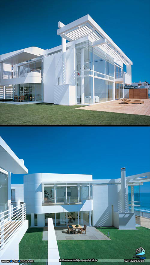 Luxury-Beach-House-by-Richard-Meier-and-Michael-Palladino-طراحی ویلا، معماری ویلای خاص و منحصربفرد از ریچارد میر