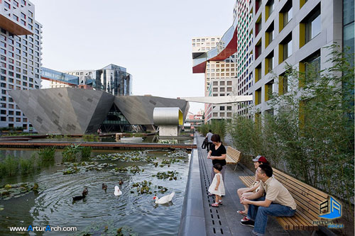 استیون هال استیون هال و ترکیب فضای عمومی و خصوصی Linked Hybrid / Steven Holl Architects- مرکز تخصصی معماری ایران New-Picture-(1)---Copy