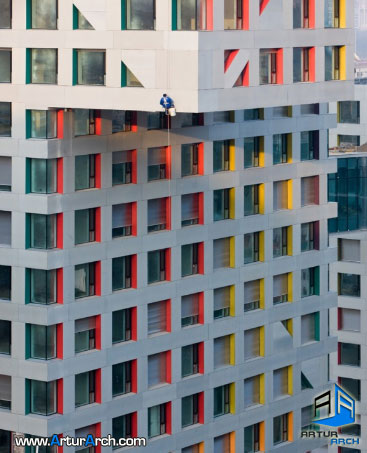 استیون هال استیون هال و ترکیب فضای عمومی و خصوصی Linked Hybrid / Steven Holl Architects- مرکز تخصصی معماری ایران New-Picture-(14)