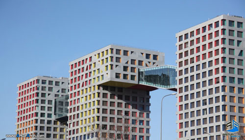 استیون هال استیون هال و ترکیب فضای عمومی و خصوصی Linked Hybrid / Steven Holl Architects- مرکز تخصصی معماری ایران New-Picture-(20)