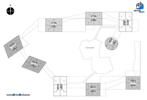 استیون هال استیون هال و ترکیب فضای عمومی و خصوصی Linked Hybrid / Steven Holl Architects- مرکز تخصصی معماری ایران New-Picture-(25)