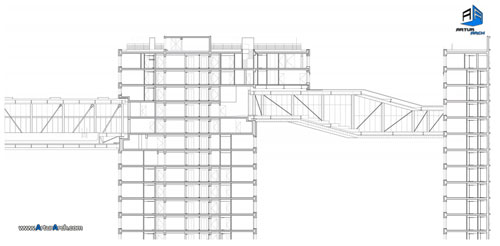 استیون هال استیون هال و ترکیب فضای عمومی و خصوصی Linked Hybrid / Steven Holl Architects- مرکز تخصصی معماری ایران New-Picture-(32)