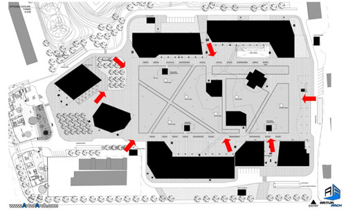 استیون هال استیون هال و ترکیب فضای عمومی و خصوصی Linked Hybrid / Steven Holl Architects- مرکز تخصصی معماری ایران New-Picture-(45)
