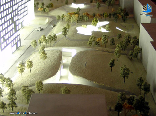 استیون هال استیون هال و ترکیب فضای عمومی و خصوصی Linked Hybrid / Steven Holl Architects- مرکز تخصصی معماری ایران New-Picture-(51)