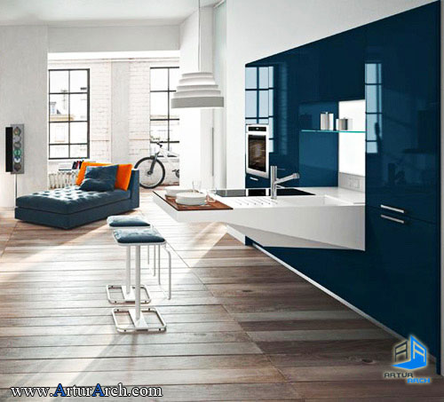 طراحی داخلی آشپزخانه مدرن طراحی داخلی آشپزخانه مدرن