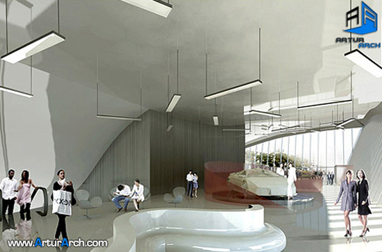 طراحی معماری جدید ساختمان اداری طراحی معماری جدید ساختمان اداری