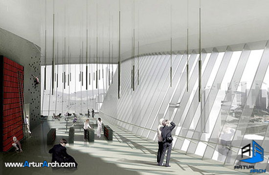 طراحی معماری جدید ساختمان اداری طراحی معماری جدید ساختمان اداری