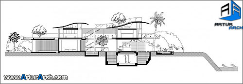 guz-sentosa-طراحی معماری ویلای ماهی