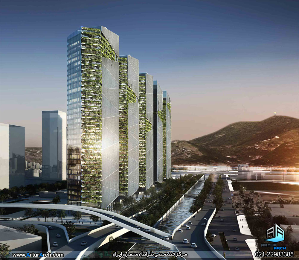 طراحی زیبا و پایدار برج ترامپ توسط Gasperini Arquitetos , Aflalo 