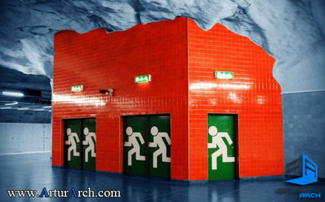 طراحی معماری و دکوراسیون مترو 