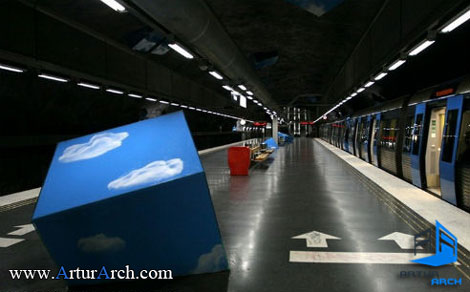 طراحی معماری و دکوراسیون مترو 