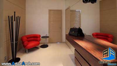 دکوراسیون داخلی متفاوت یک پنت هاوس 