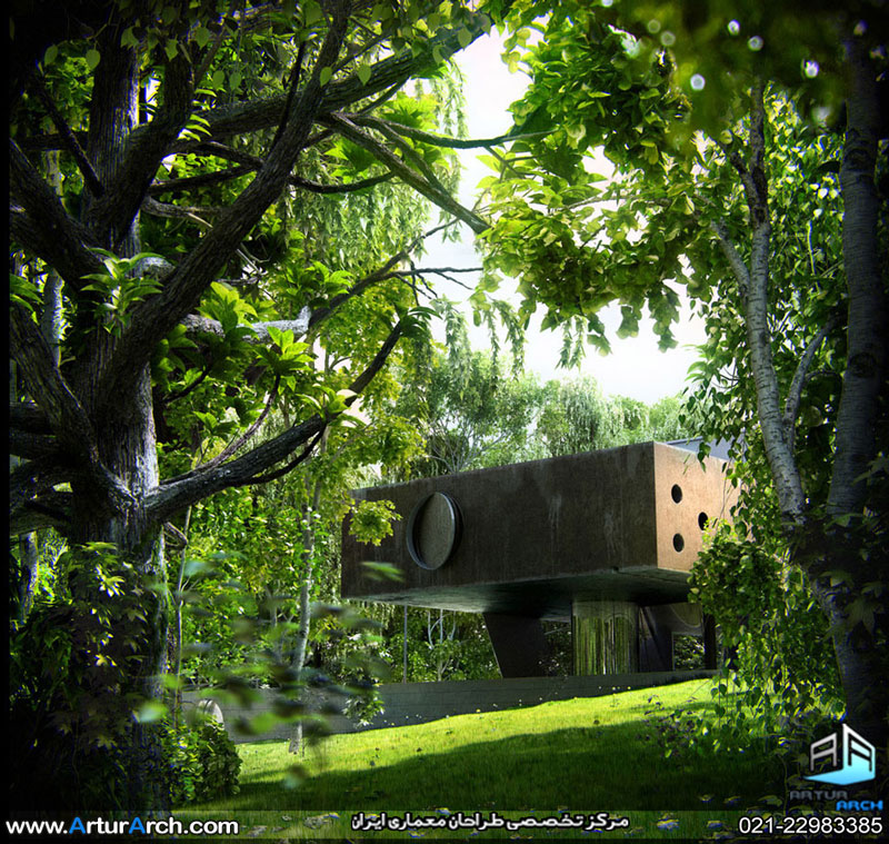 معماری ویلا، طراحی بسیار زیبای خانه توسط رم کولهاس معماری ویلا، طراحی بسیار زیبای خانه توسط رم کولهاس