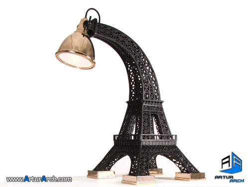 طراحی بسیار جالب لامپی با مدل برج ایفل طراحی بسیار جالب لامپی با مدل برج ایفلtoureiffel03