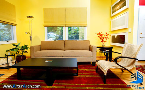 دکوراسیون، انتخاب رنگ دیوار در دکورسیون